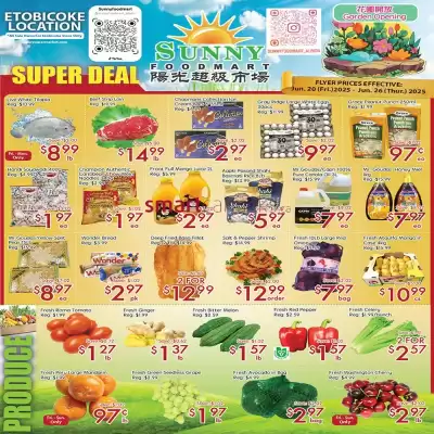 Sunny Food Mart flyer (valid until 26-06)