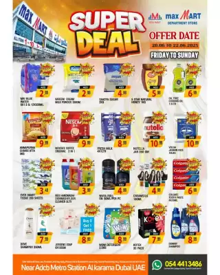 Max Mart catalogue (valid until 22-06)