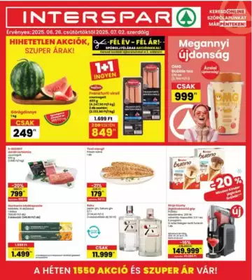 Interspar akciós újság