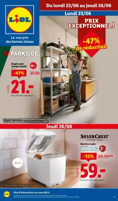 Catalogue Lidl (valable jusqu'au 26-06)