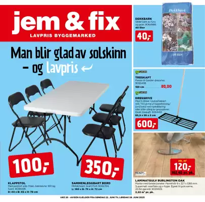 jem & fix Kundeavis (gyldig til 28-06)