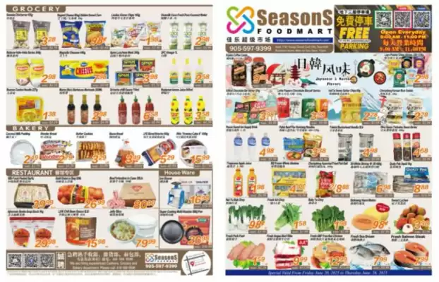 Seasons Foodmart flyer (valid until 24-06)