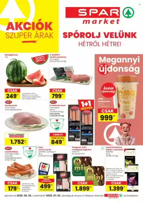 Spar Market akciós újság