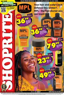 Shoprite catalogue (valid until 13-07)