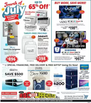 ABC Warehouse Weekly Ad (valid until 28-06)