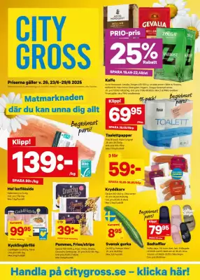 City Gross reklamblad