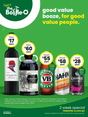 The Bottle O catalogue