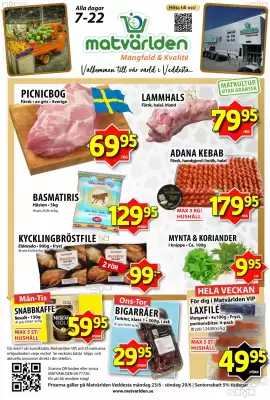Matvärlden Tensta reklamblad