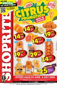 Shoprite catalogue Page 1