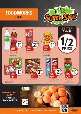 Foodworks catalogue