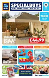 Aldi leaflet Page 1