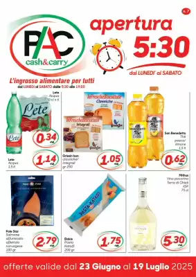 Volantino Pac Cash&Carry (valido fino al 19-07)