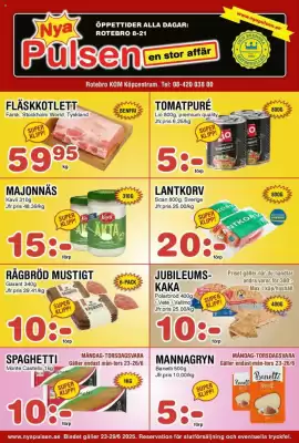 Nya Pulsen reklamblad