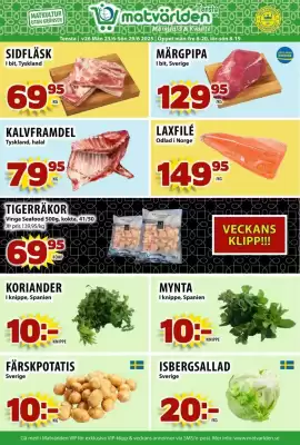 Matvärlden Tensta reklamblad