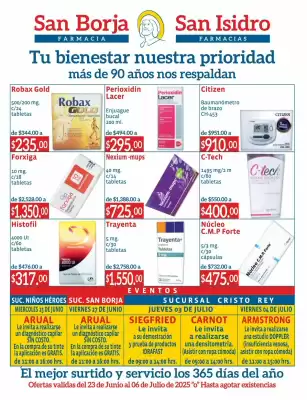 Catálogo Farmacias San Isidro y San Borja