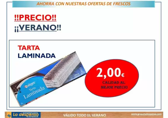 Folleto La Despensa Express (válido hasta el 31-08)