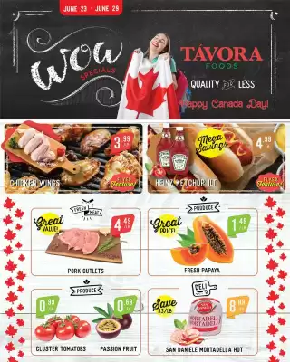 Tavora Foods flyer (valid until 2-07)