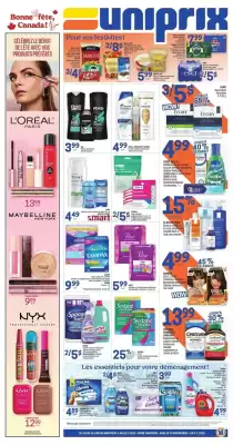 Uniprix flyer (valid until 2-07)