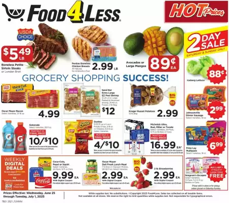 Food 4 Less Weekly Ad (valid until 1-07)