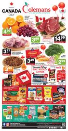 Colemans flyer week 26 Page 1