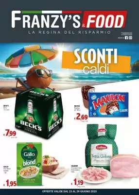 Volantino Franzy's Food (valido fino al 29-06)