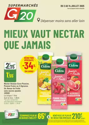Catalogue G20 (valable jusqu'au 14-07)
