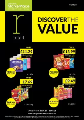 Musgrave MarketPlace leaflet (valid until 13-07)