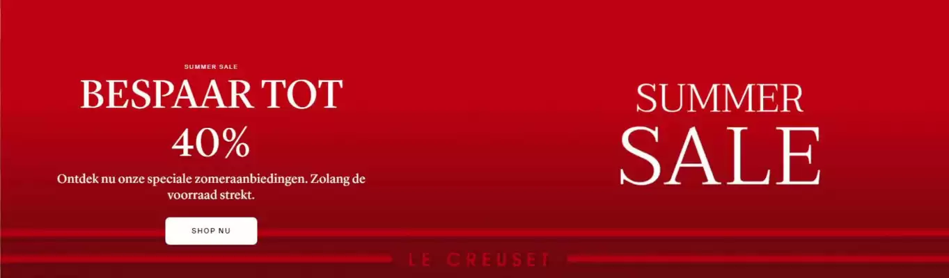 Le Creuset folder (geldig t/m 31-07)