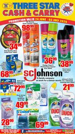 Three Star Cash and Carry catalogue Page 1
