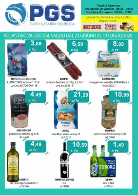 Volantino PGS Cash&Carry (valido fino al 13-07)