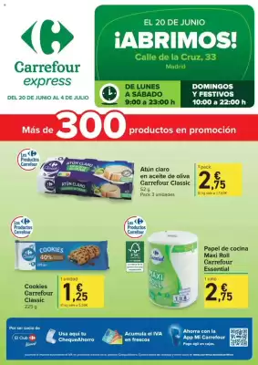 Folleto Carrefour Express (válido hasta el 4-07)