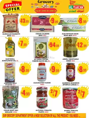 Al-Salam Supermarket flyer (valid until 2-07)