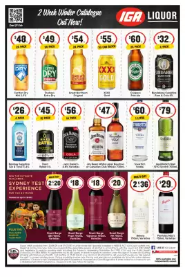 IGA Liquor catalogue (valid until 1-07)