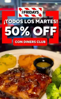 Catálogo TGI Fridays (válido hasta 31-08)