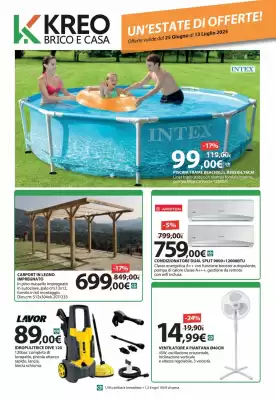 Volantino Kreo Brico e Casa (valido fino al 13-07)