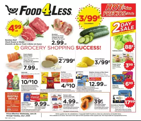 Food 4 Less Weekly Ad (valid until 1-07)