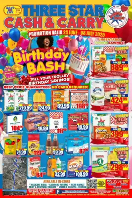 Three Star Cash and Carry catalogue