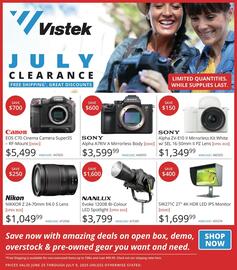 Vistek flyer week 26 Page 1