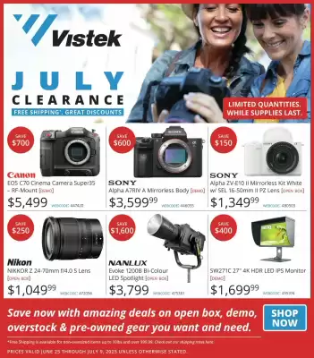 Vistek flyer (valid until 3-07)