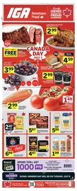 IGA flyer week 26 Page 1