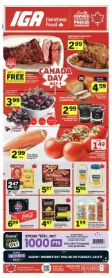 IGA flyer (valid until 3-07)