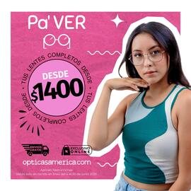 Catálogo Ópticas América Página 1