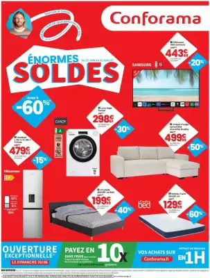 Catalogue Conforama (valable jusqu'au 22-07)