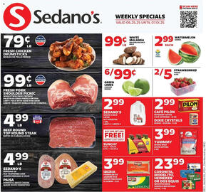 Sedano's Weekly Ad week 26 Page 1