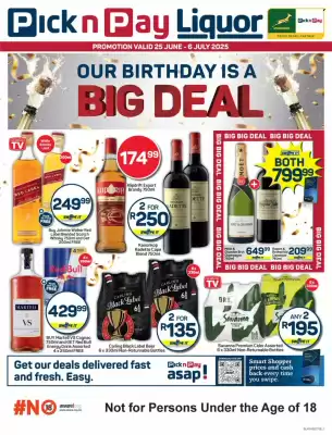 Pick n Pay Liquor catalogue