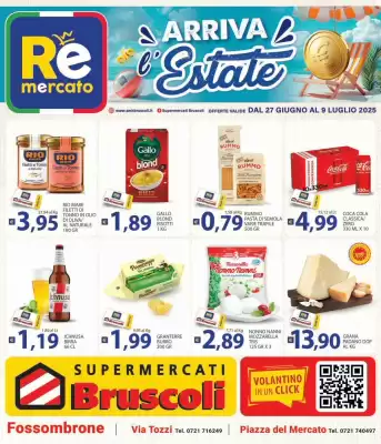Volantino Supermercati Bruscoli (valido fino al 9-07)
