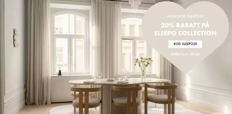 Sleepo reklamblad (giltig till och med 7-07)