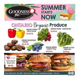 Goodness Me flyer week 26 Page 1