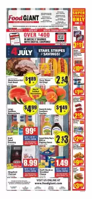 Food Giant Weekly Ad (valid until 1-07)