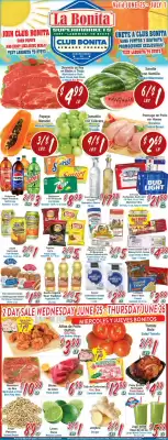 La Bonita Supermarkets Weekly Ad (valid until 1-07)
